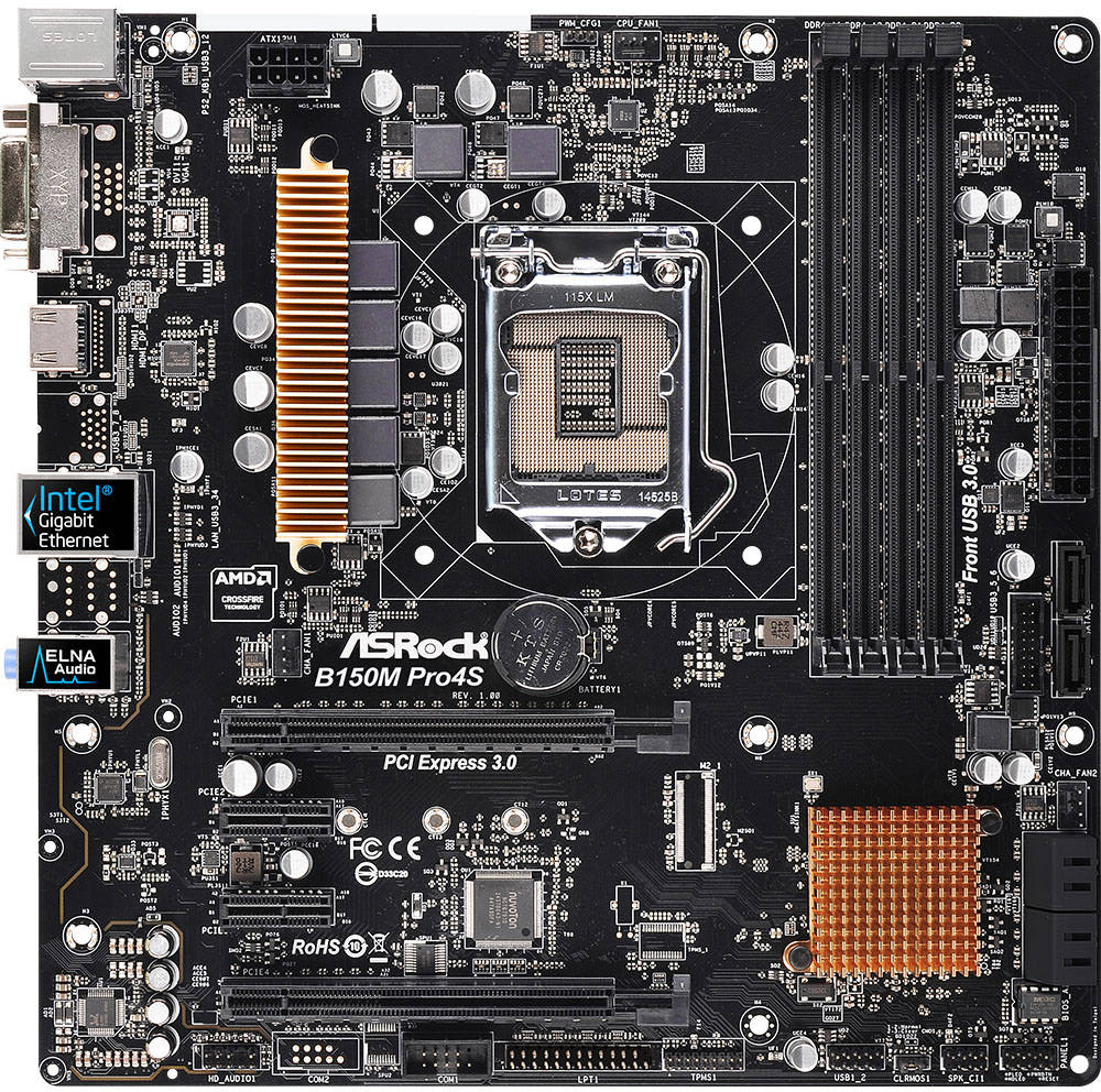 Asrock B150M Pro4S - Motherboard Specifications On MotherboardDB